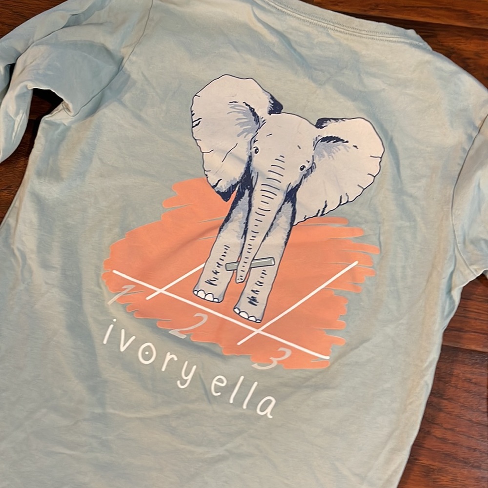Ivory Ella track long sleeve shirt - Small